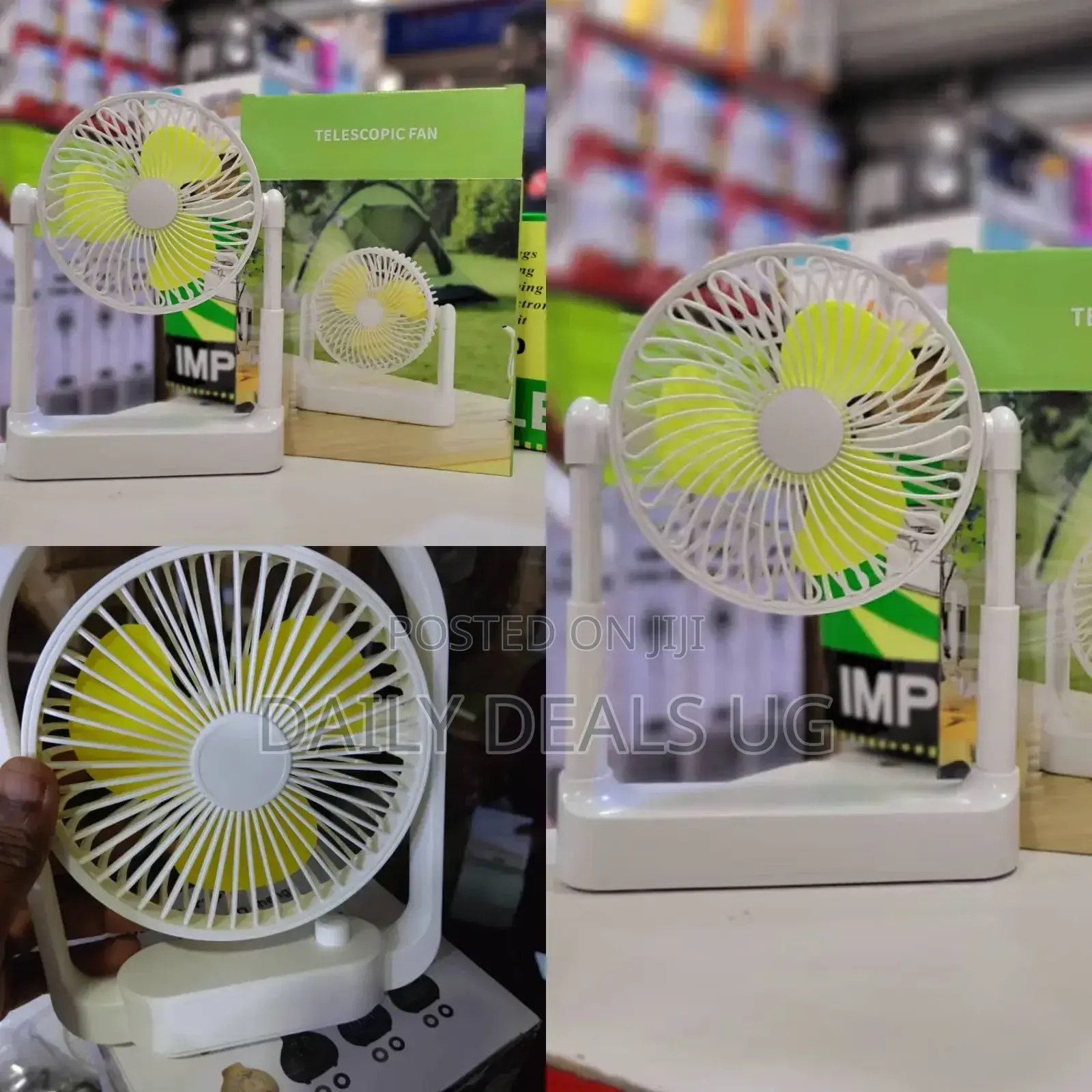 Rechargeable Telescope Fan