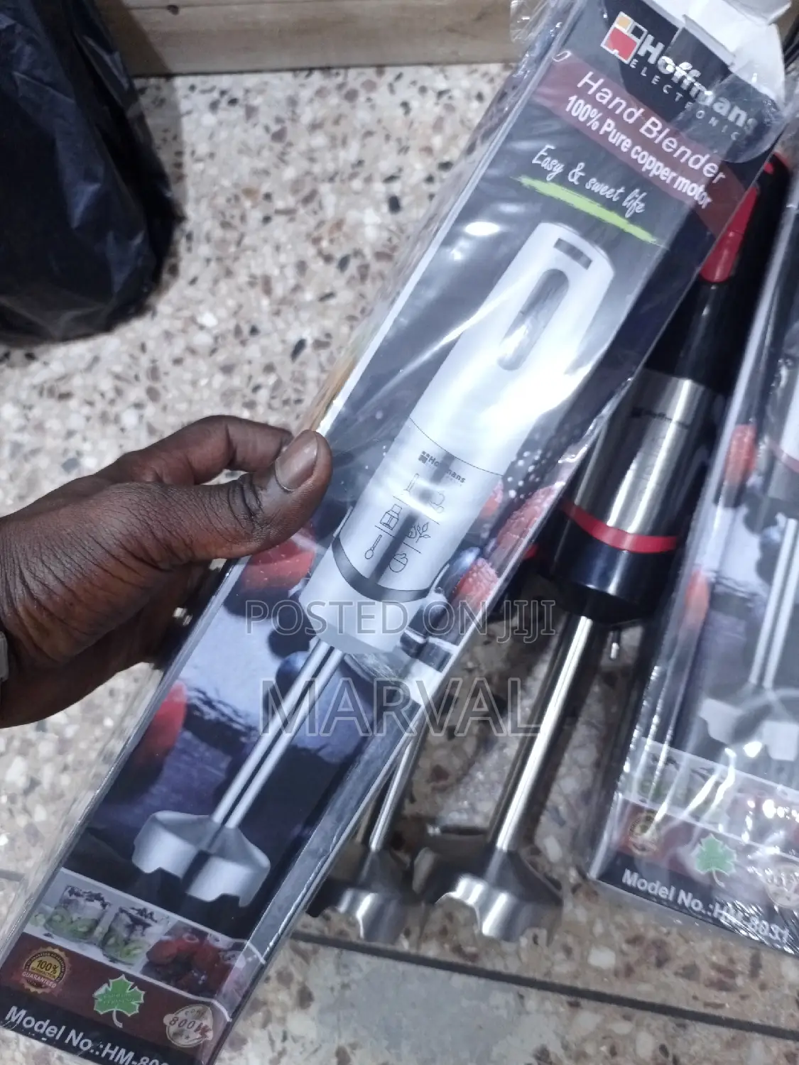 800W Stainless Steel Hoffman Hand Blender