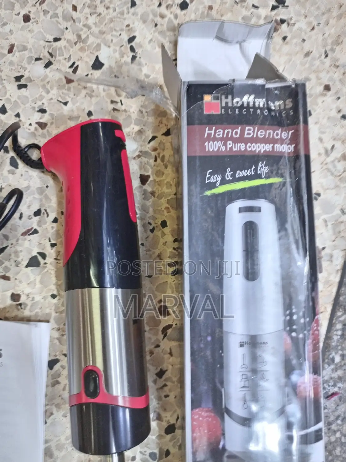 800W Stainless Steel Hoffman Hand Blender