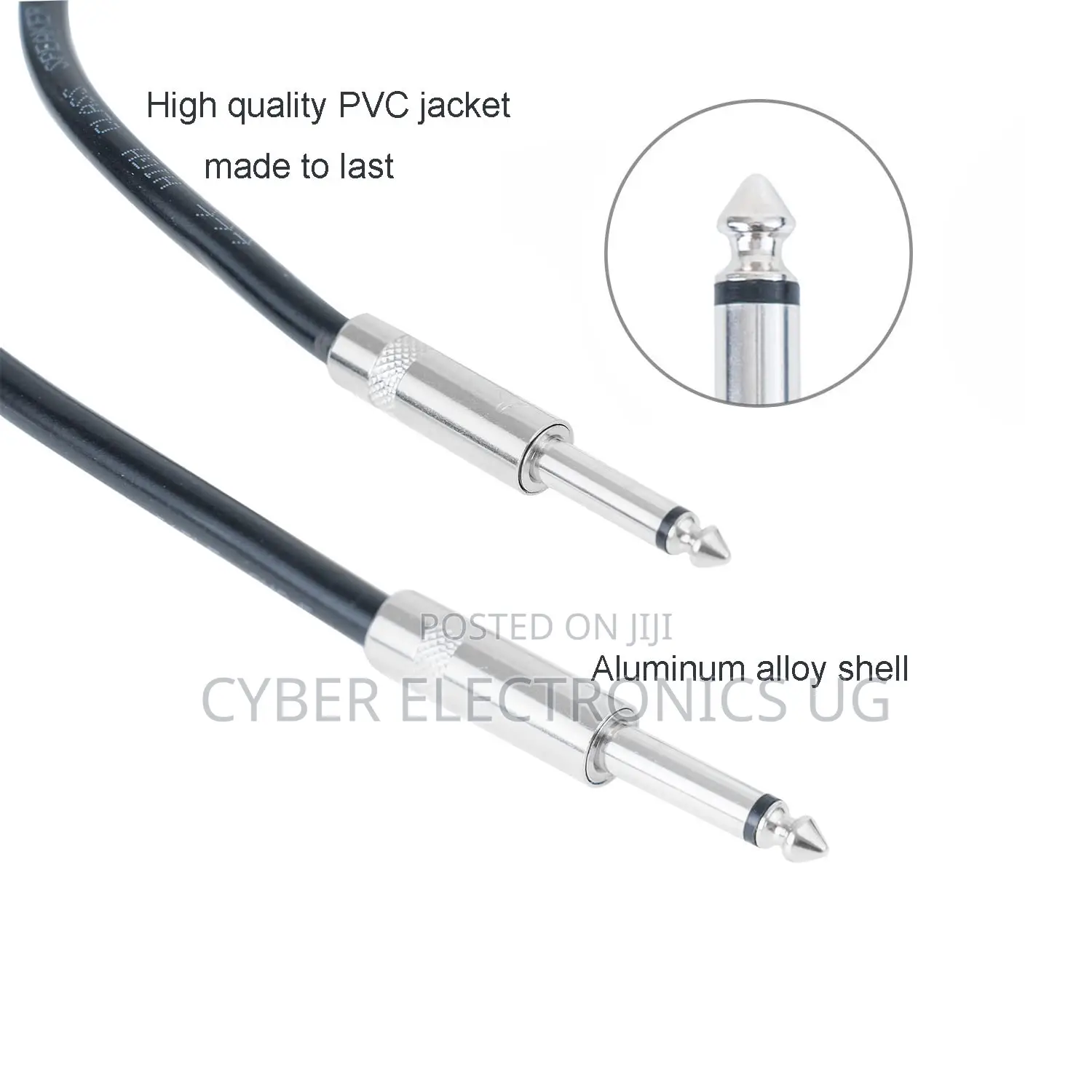 10m Professional Jack 6.5mm to Jack 6.5mm Stereo Audio Cable