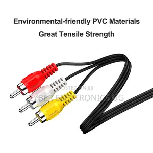 3.5mm Aux Pin to 3 Rca Banana Pins for Video and Audio