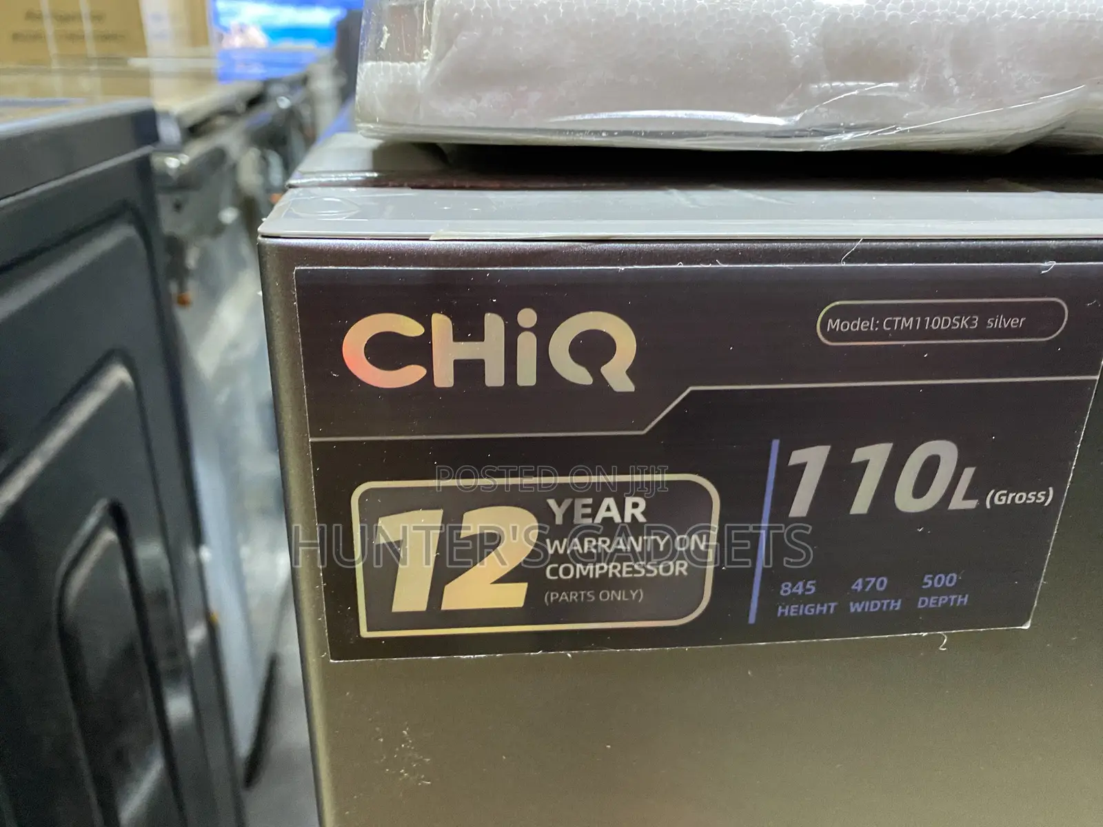 Chiq Double Door Fridge 110 Litres Brand New
