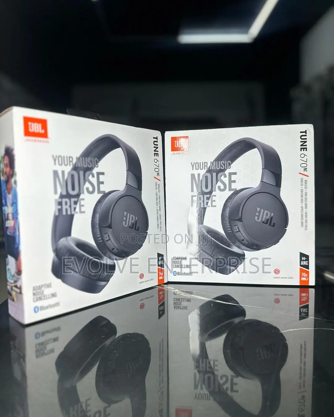 Original JBL Tune 670nc Wireless on-Ear Headphones