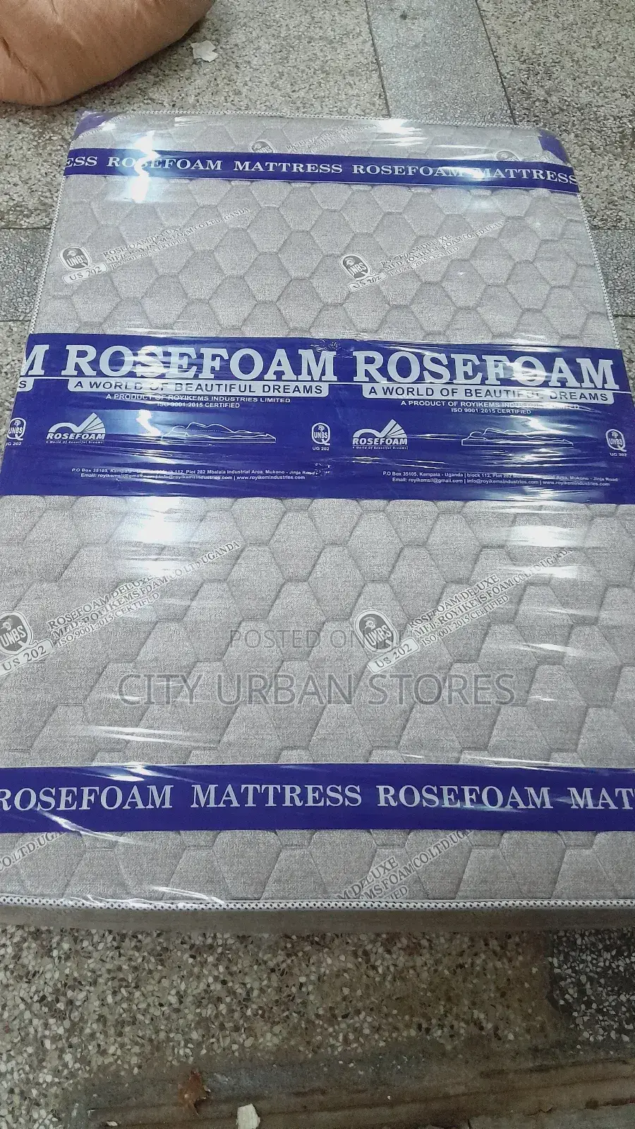 Rosefoam 4x6 Inches Quilted Deluxe