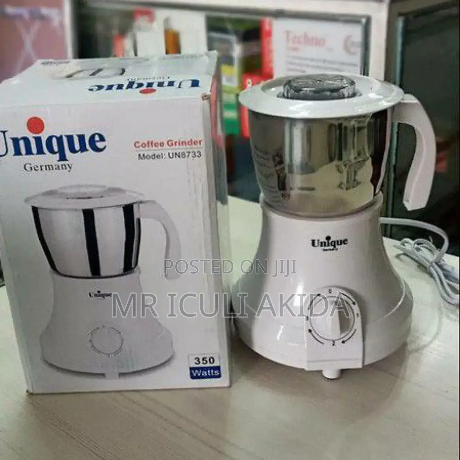 Unique Germany 350w Electric Coffee Grinder Machine