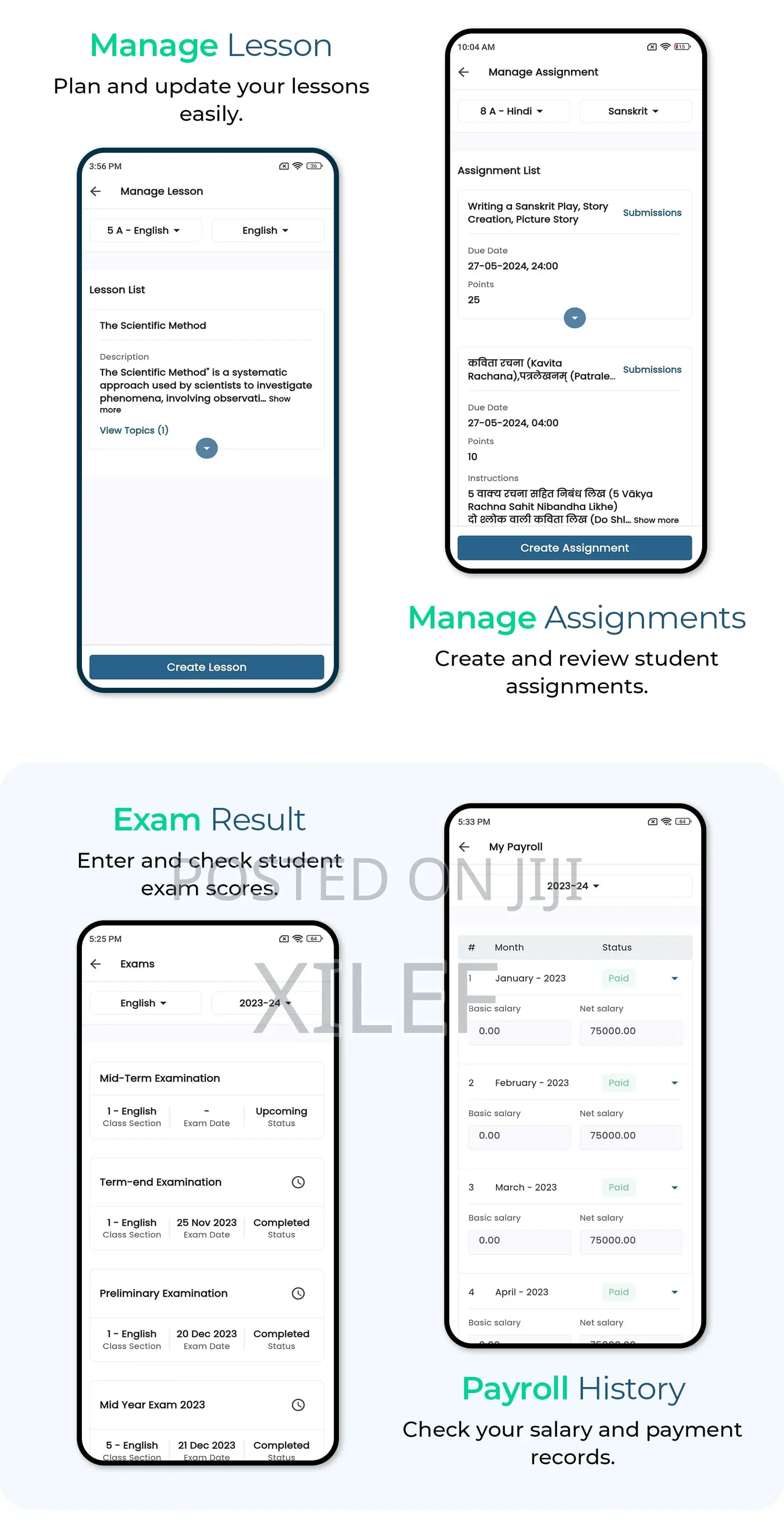 All-in-One School Management Solution (Xacros)