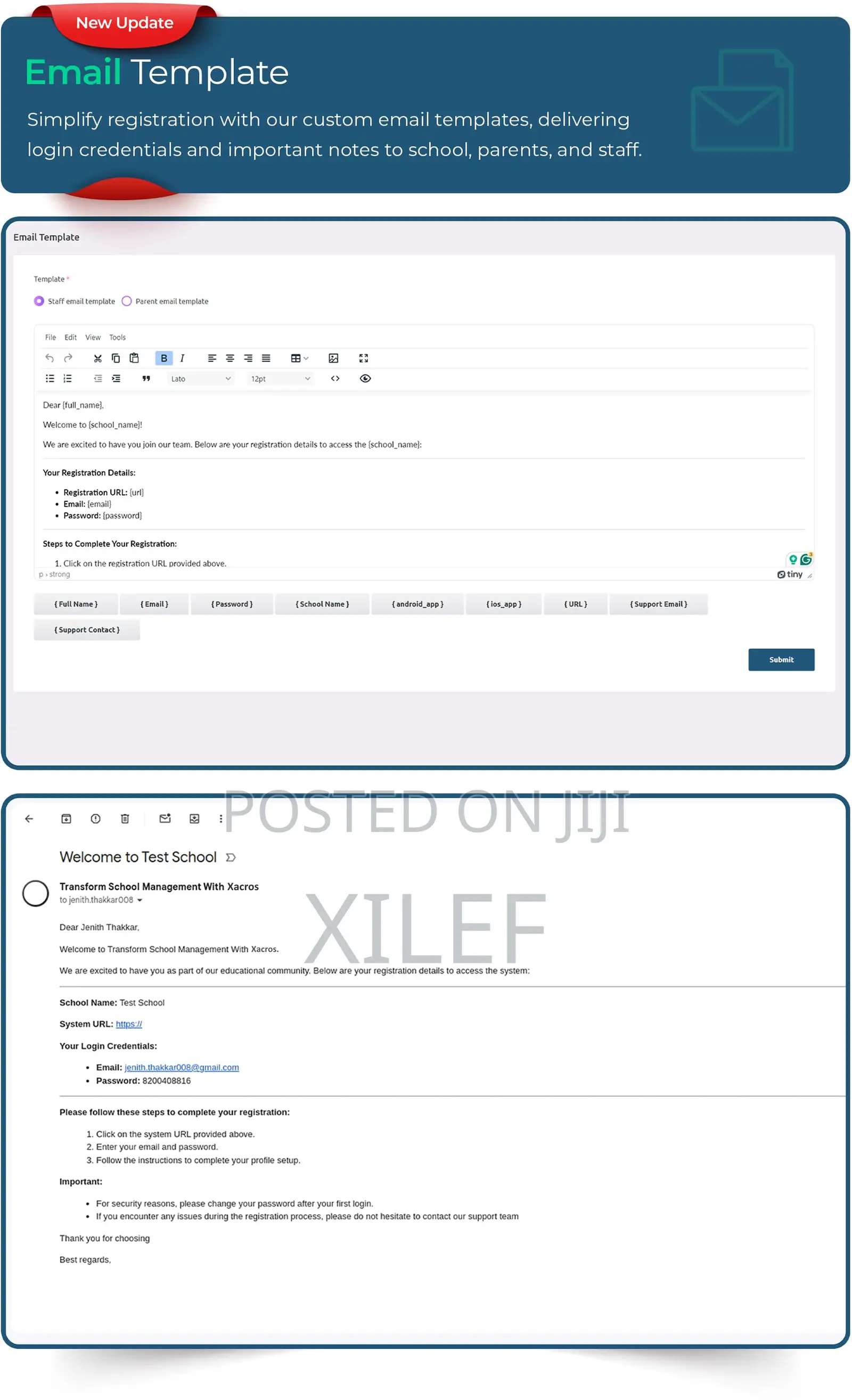 All-in-One School Management Solution (Xacros)