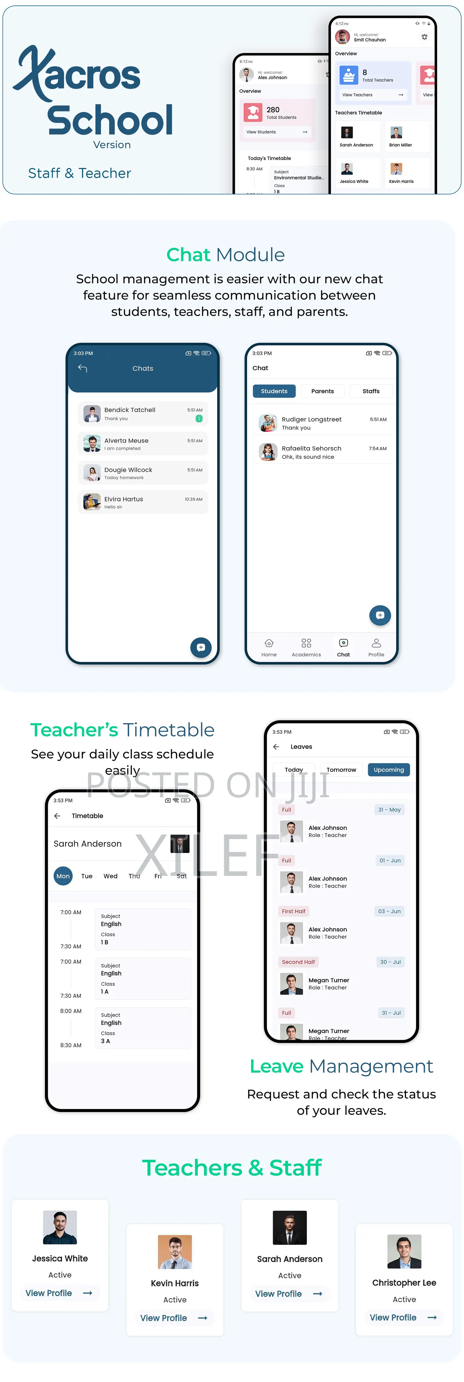 All-in-One School Management Solution (Xacros)