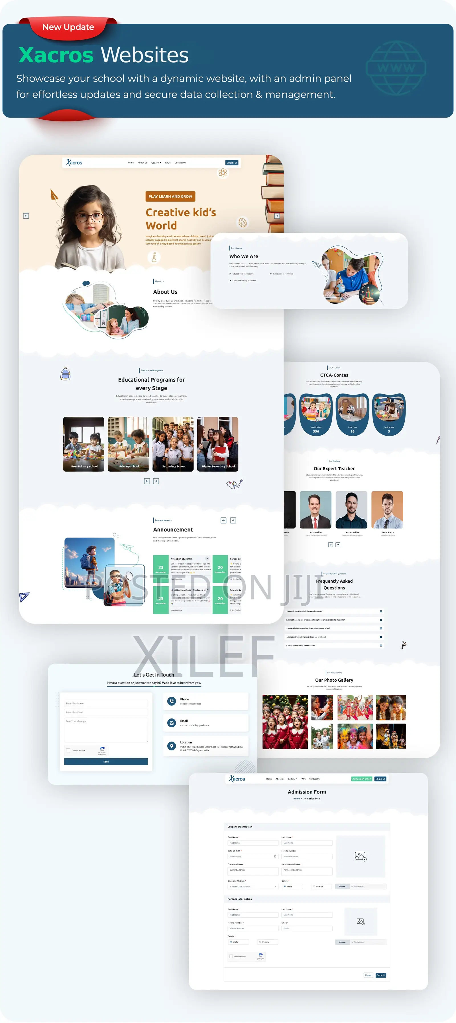 All-in-One School Management Solution (Xacros)