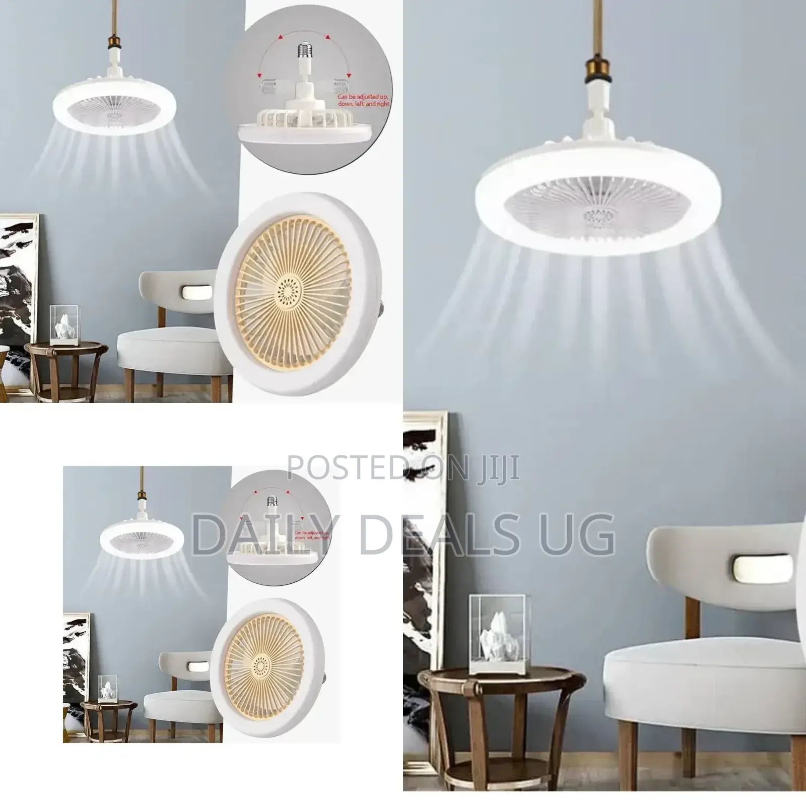 Led Remote Control Fan Lamp