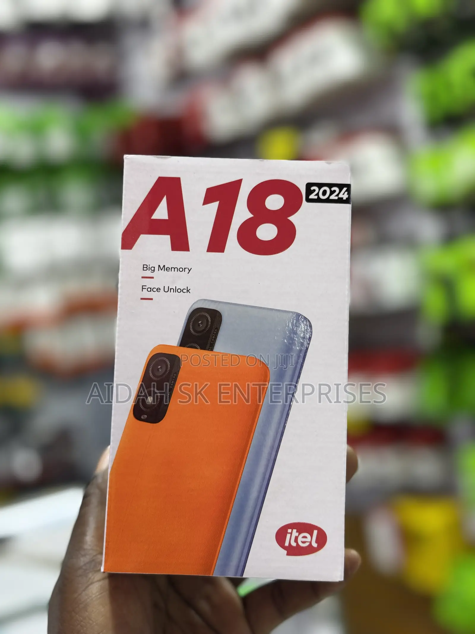 New Itel A18 32 GB Black