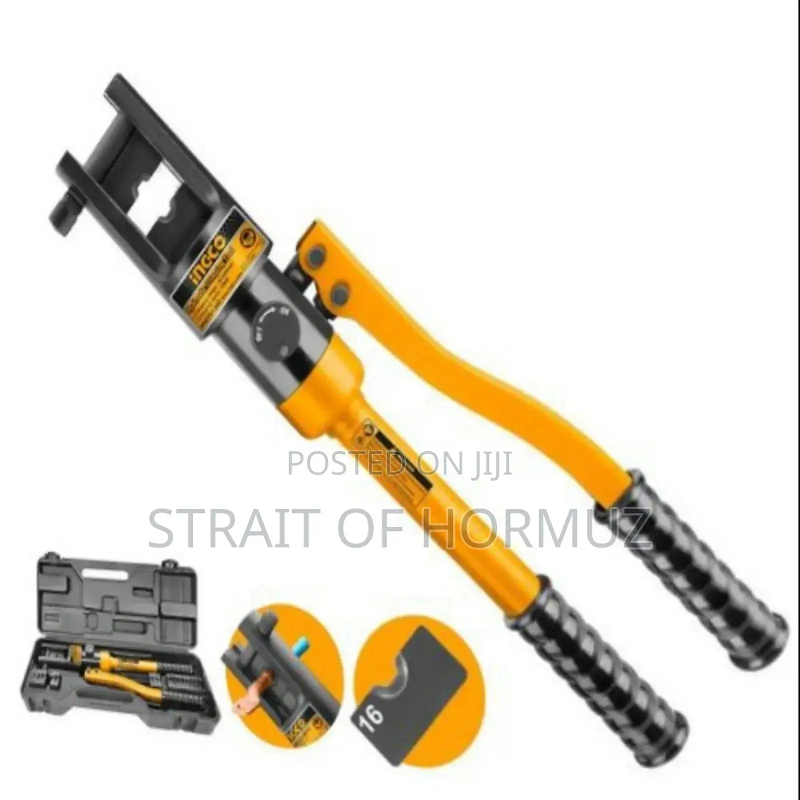 INGCO Hydraulic Crimping Tool - Orange