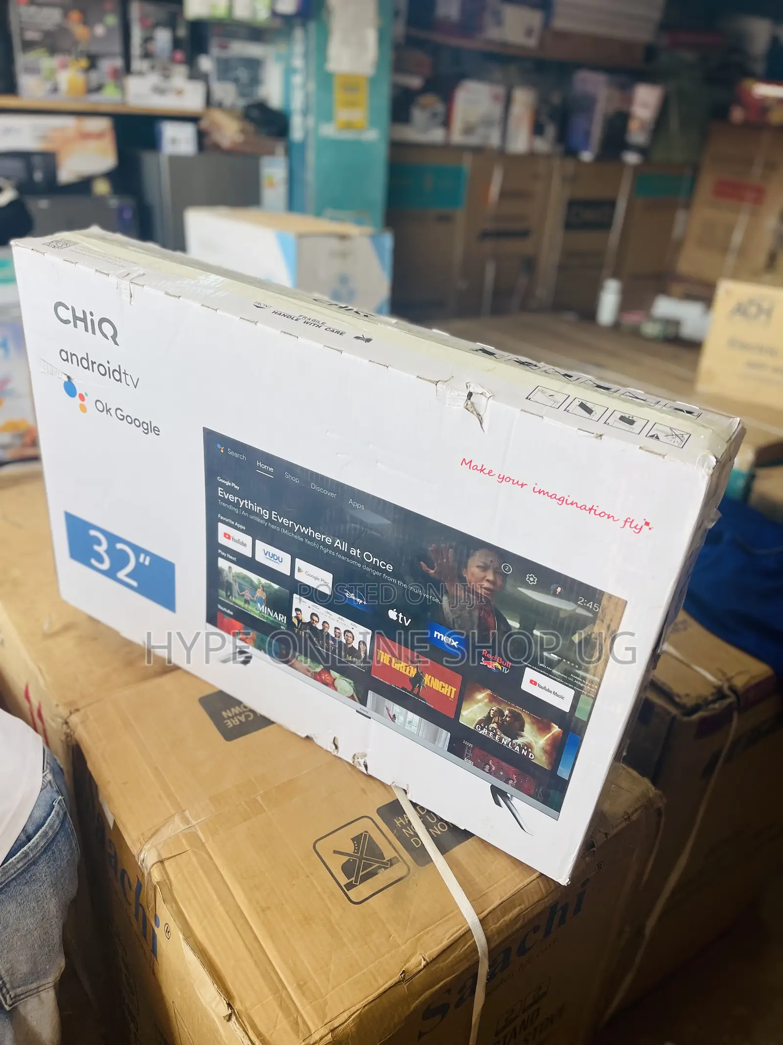 Smart Android,Free to Air 32inch Chiq Tv