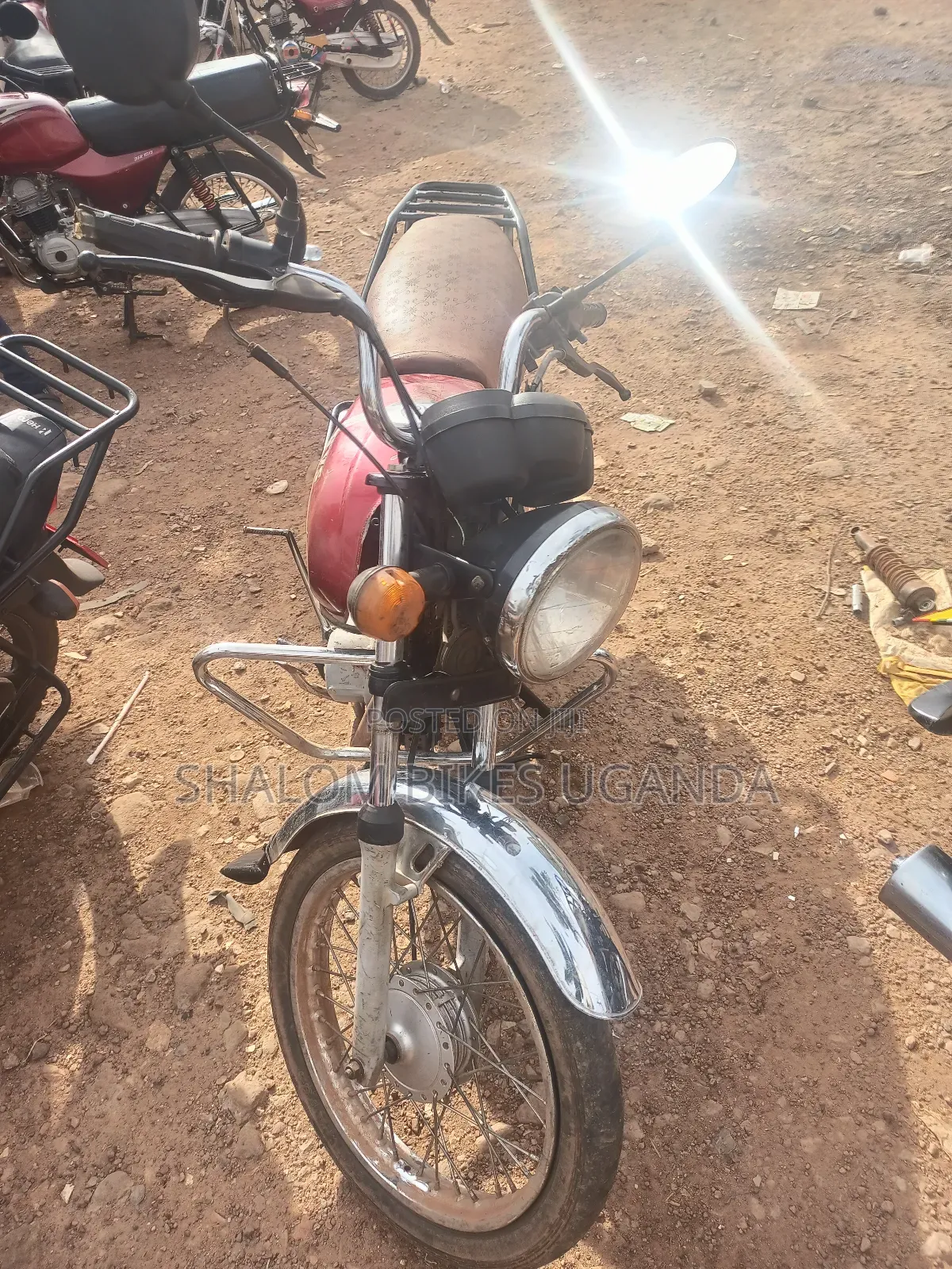 TVS XL 100 2017 Red