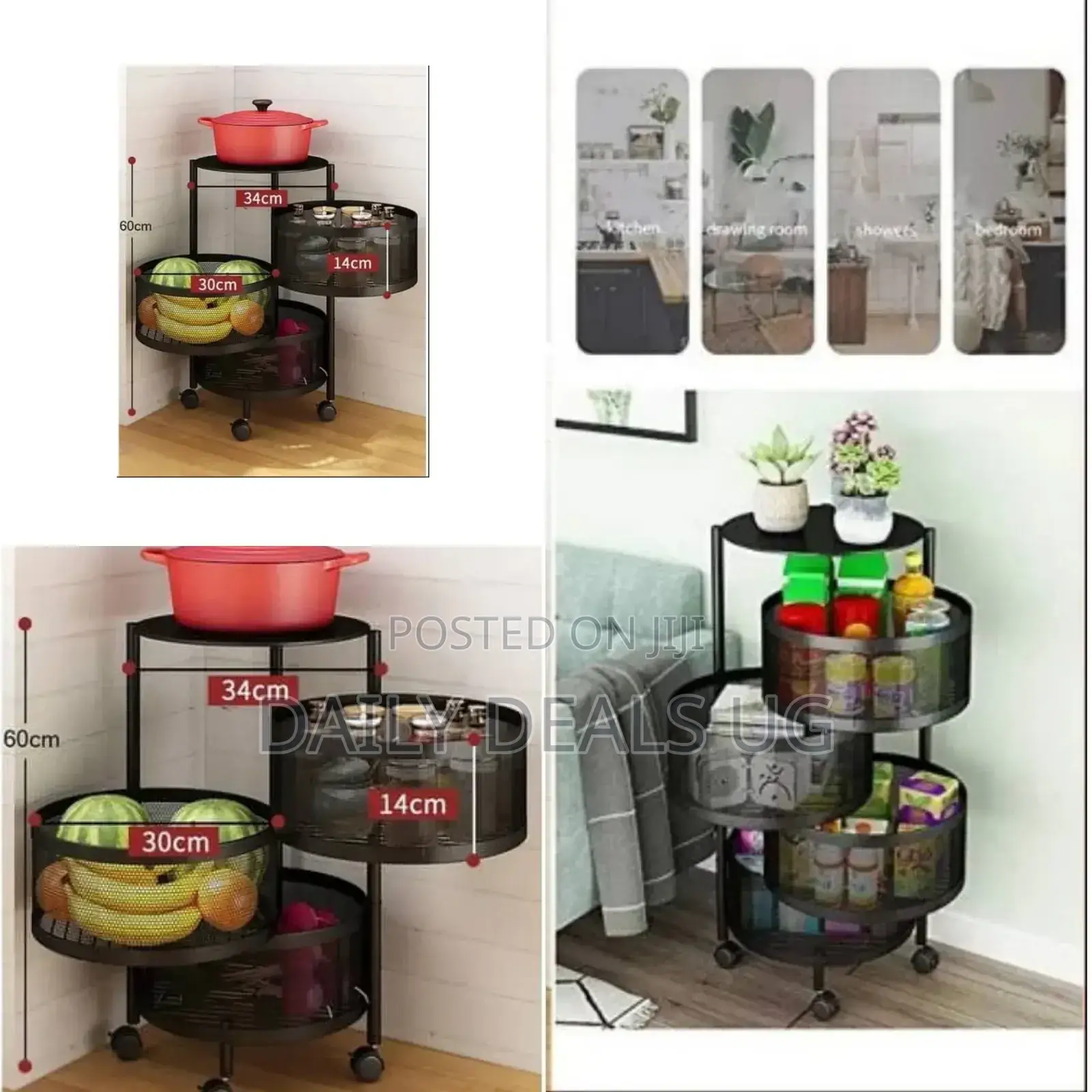 Rotating Vegetable Rack