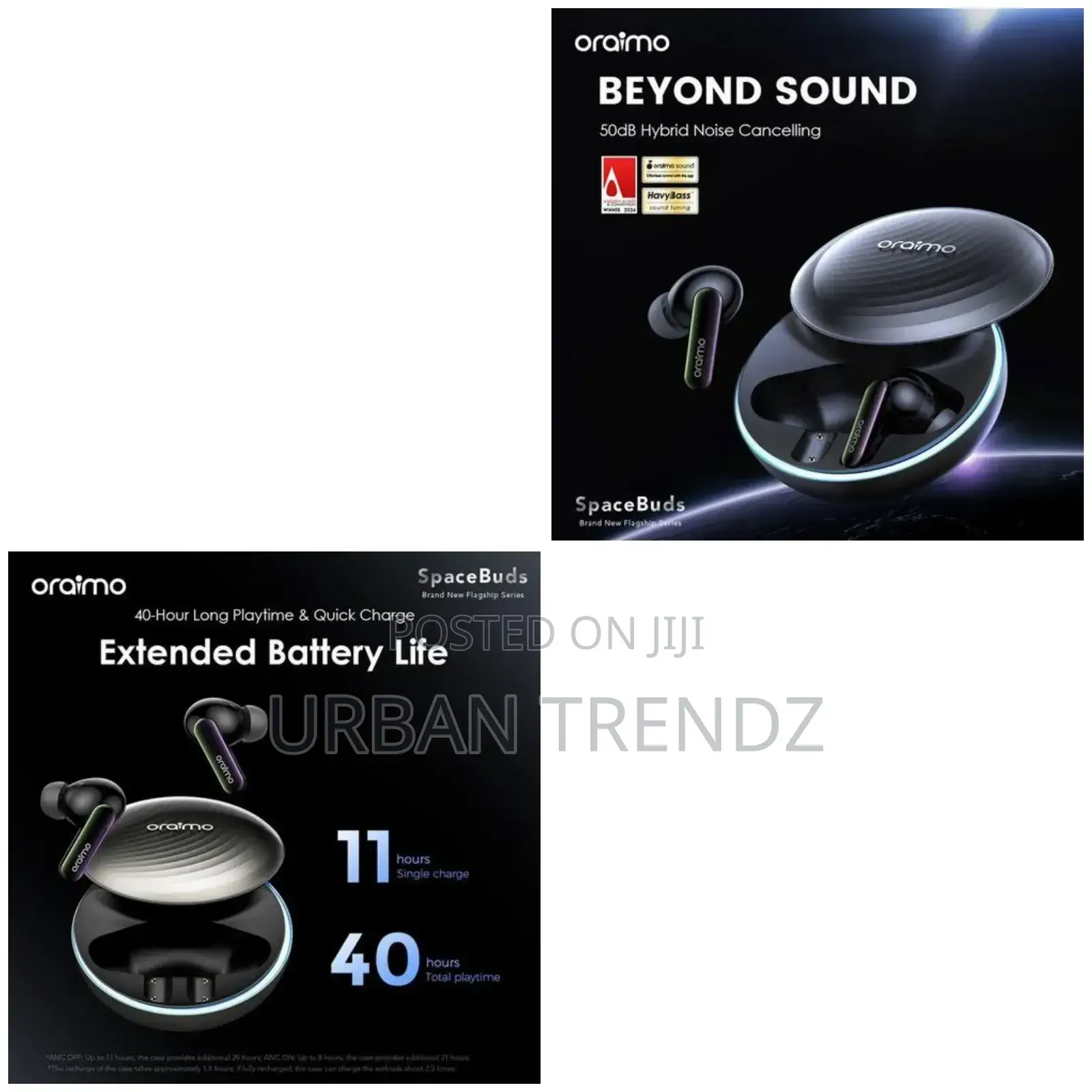 Oraimo OTW 630 Spacebuds Hybrid ANC TWS True Wireless