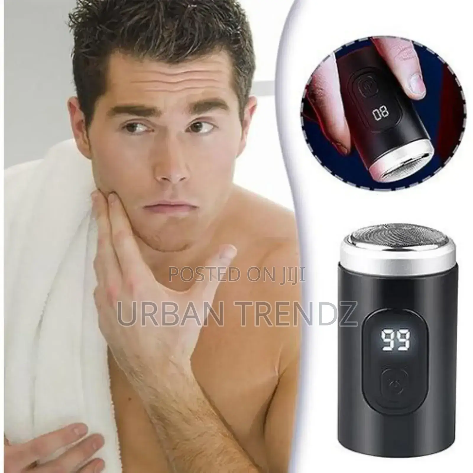 Digital Portable Electric Shaver Mens Hair Clippers Shavers