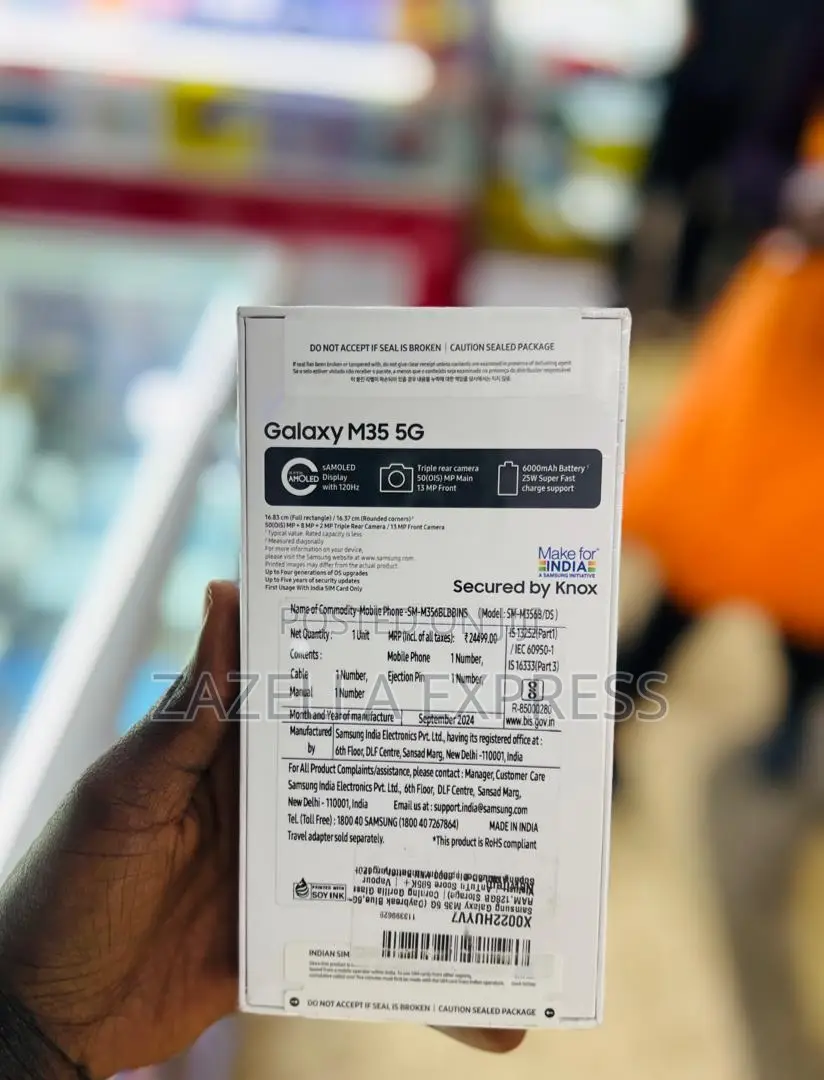 New Samsung Galaxy M35 256 GB Black
