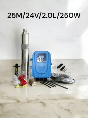 (25m/24v/2.0l Per Hour) 25m Submersible Solar Water Pump