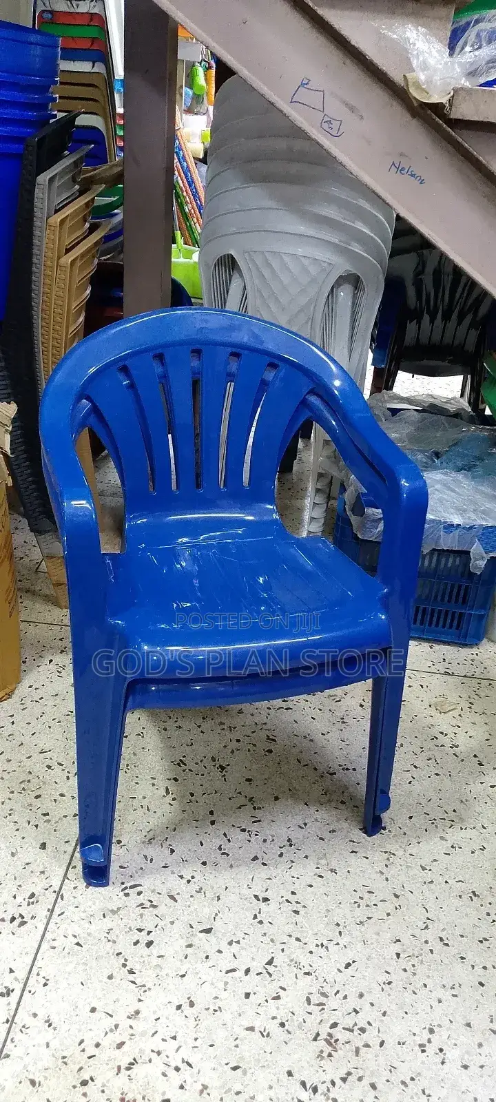 Blue Plastic Chairs Plastic Chairs Armed
