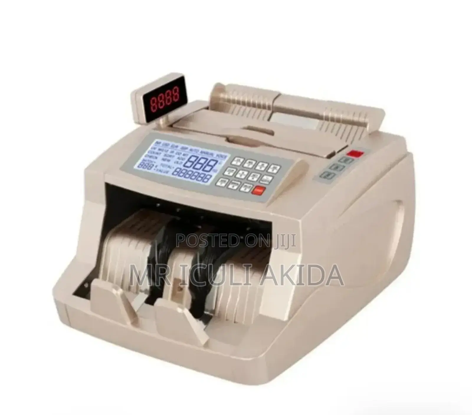 LCD,UV,MG,IR,DD Double Note Detector PTS Bill Counter Machne