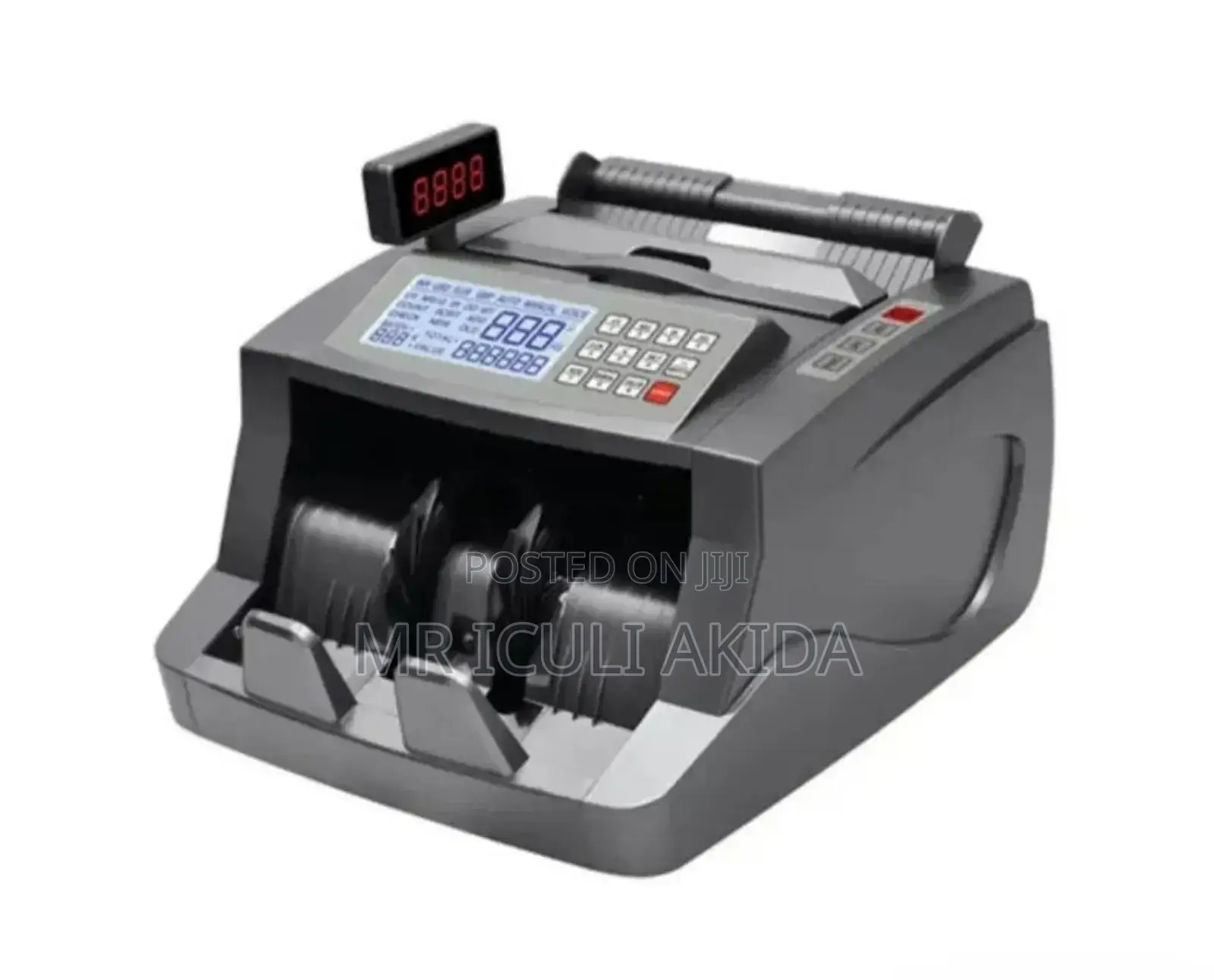 LCD,UV,MG,IR,DD Double Note Detector PTS Bill Counter Machne