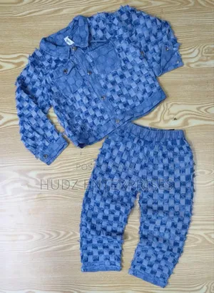 Kids 2pc Swagger Out Fits Blue