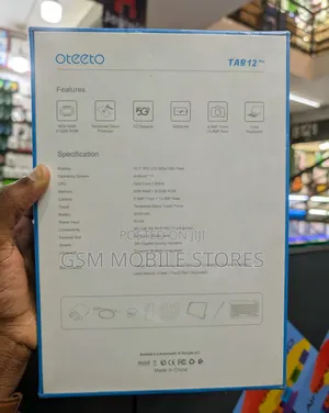 New Oteeto Tab 12 Pro 512 GB Blue