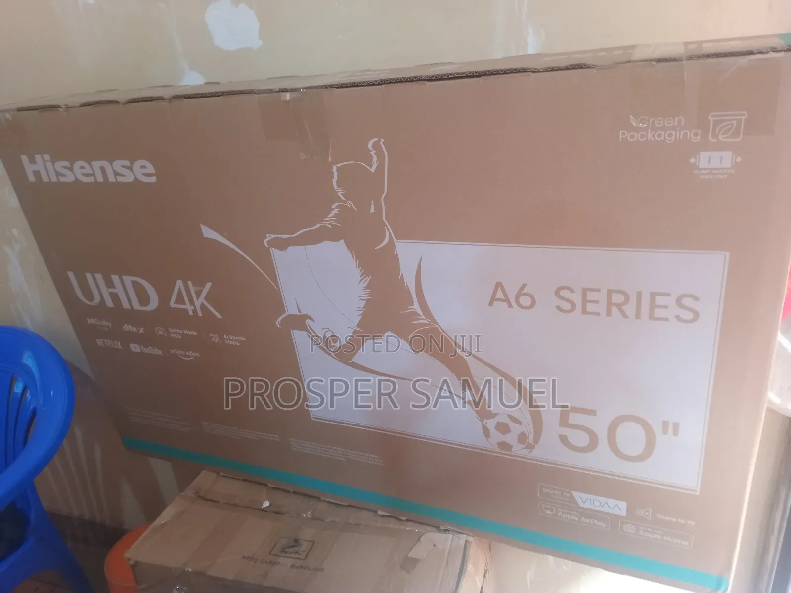 Brand New Hisense 50 Inches UHDK4 Flat Screen With Inbuilt