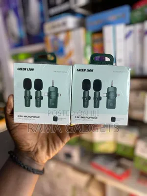 Green Lion 3 IN 1 Microphone Type-C / Lightning / Aux