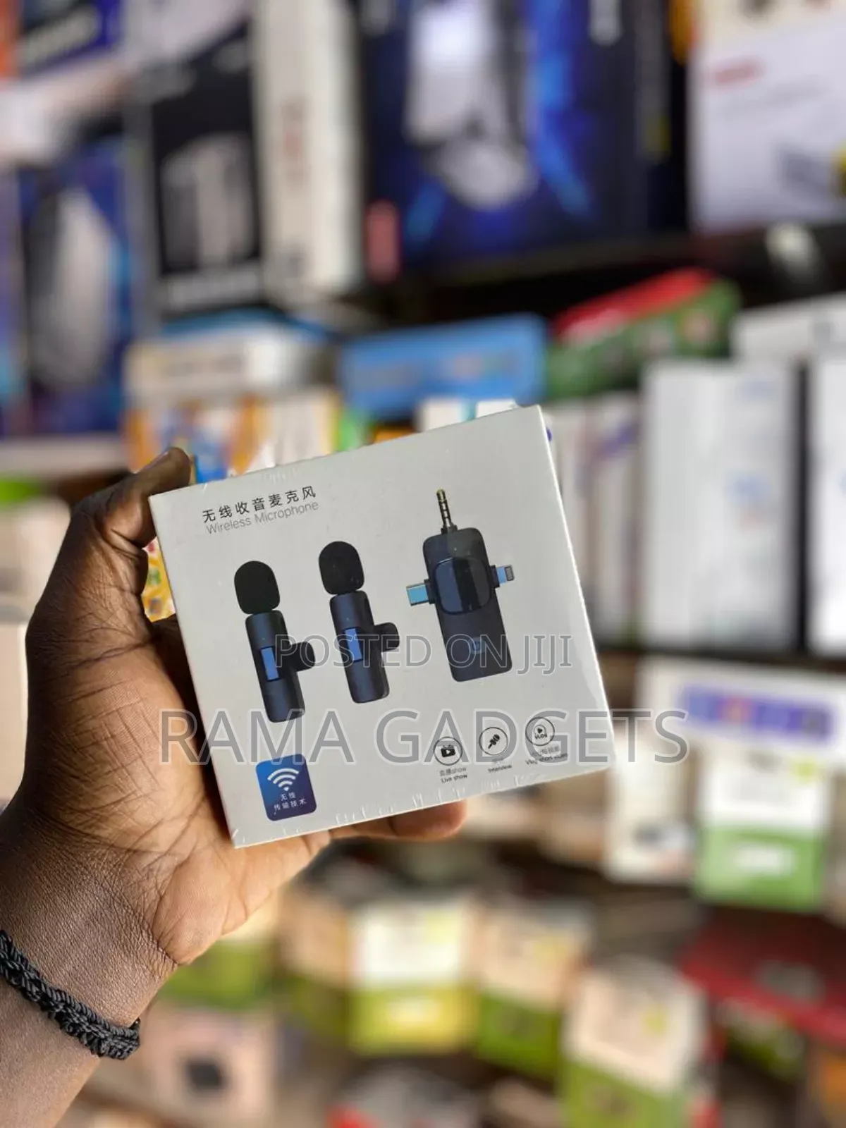 3 in 1 Wireless Lavalier Microphone