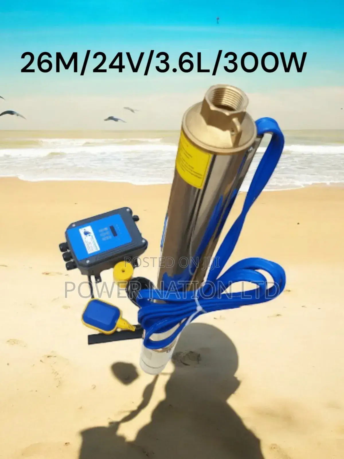 (26m/24v/3.6l Per Hour) 26m Submersible Solar Water Pump