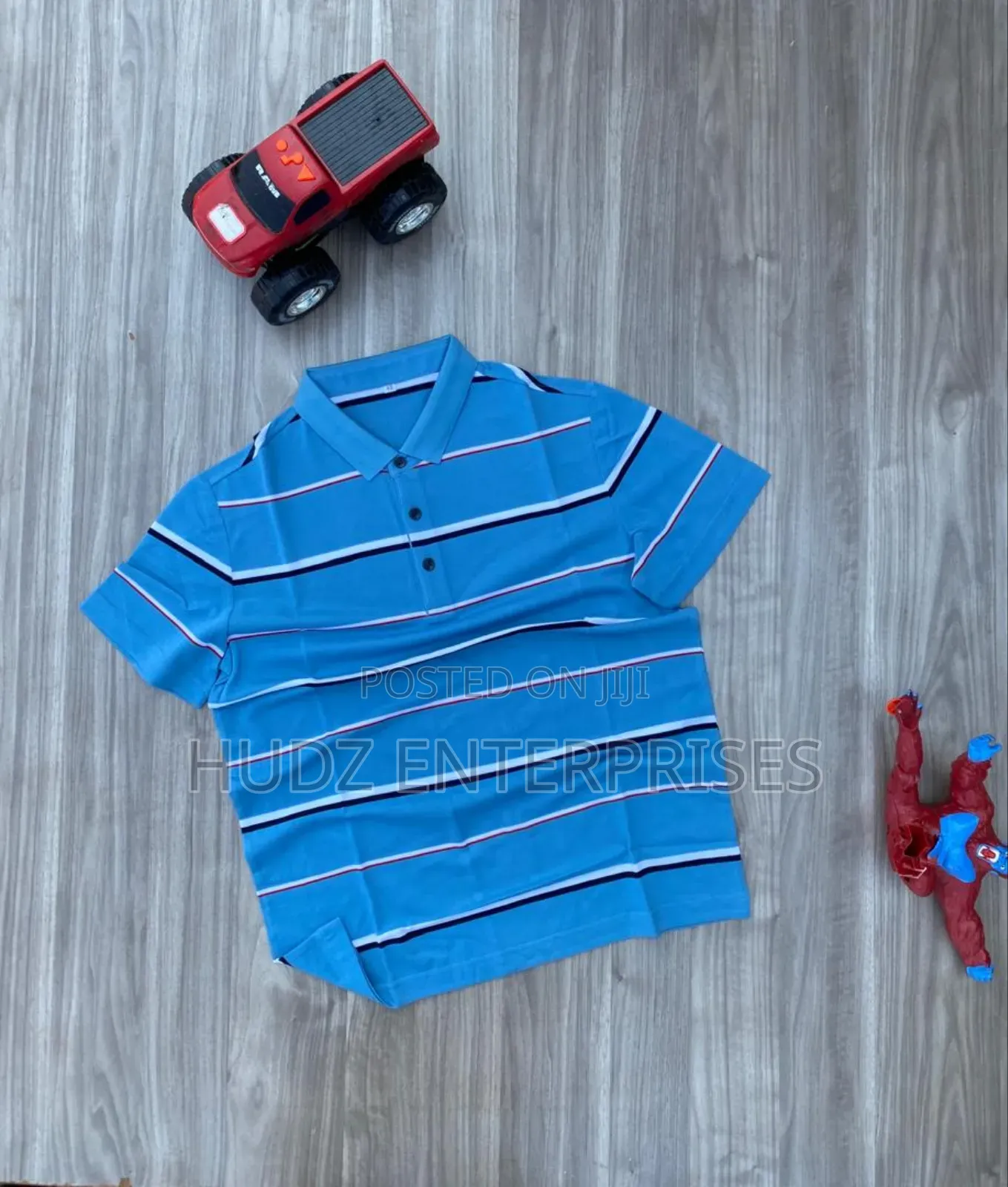 Collar T-Shirt Blue