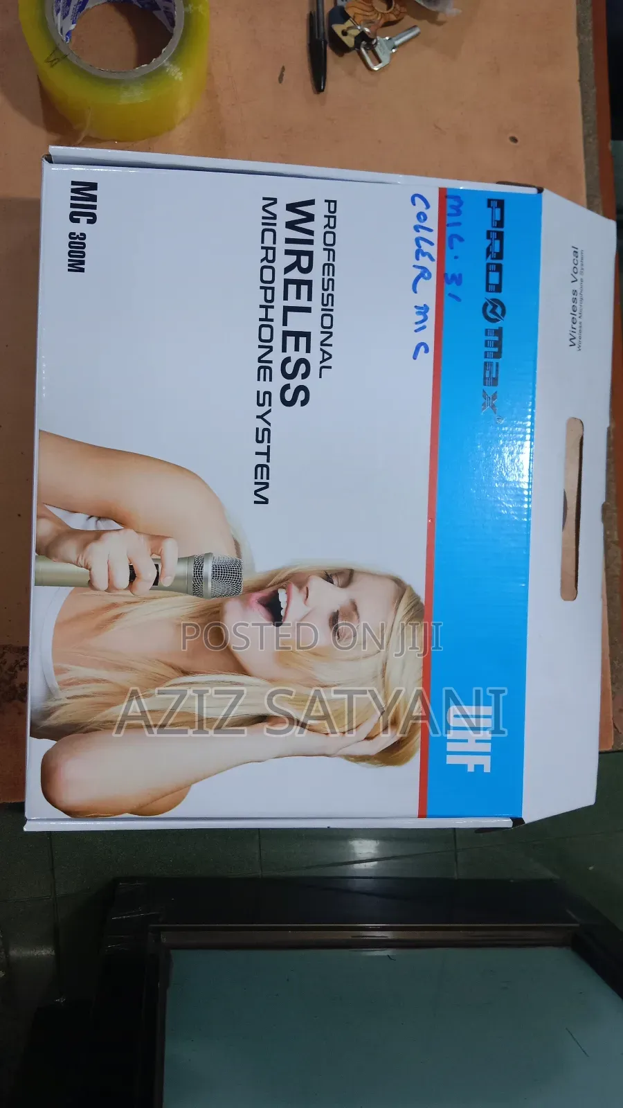 Professional UHF Wireless Mcp Syst H Dual Mic Trmt Receiver