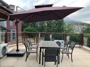 Photo - Xtra Large Patio Garden Business Umbrella Square