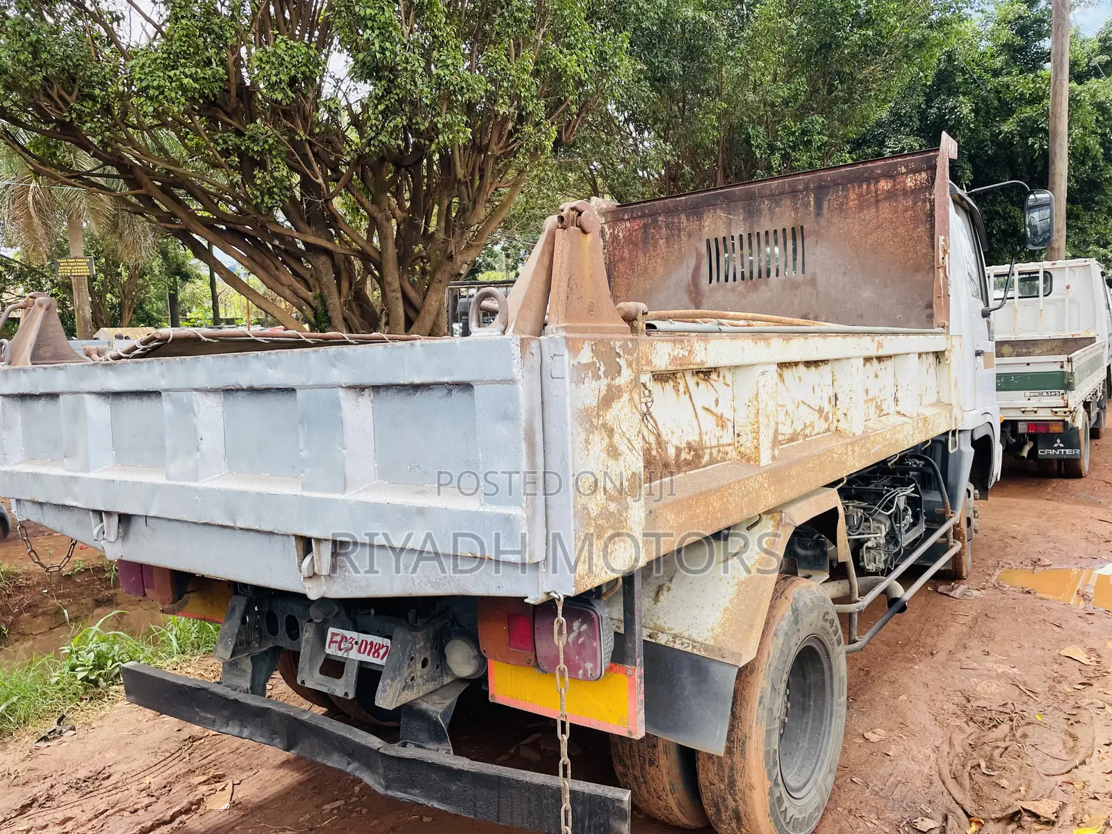 Hino Dumper White Color