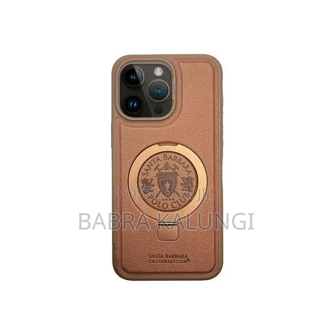 Polo Racquet Club Premium Leather Case for iPhone 15 Pro Max