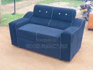 Black Two Seater Sofa