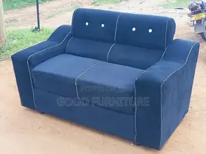 Black Two Seater Sofa