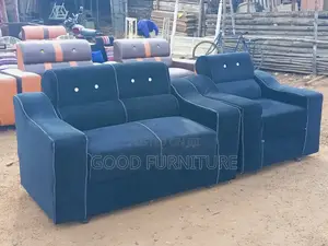 Black Three Seater Sofa