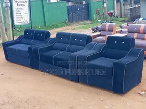 Black Five Seater Sofa Set