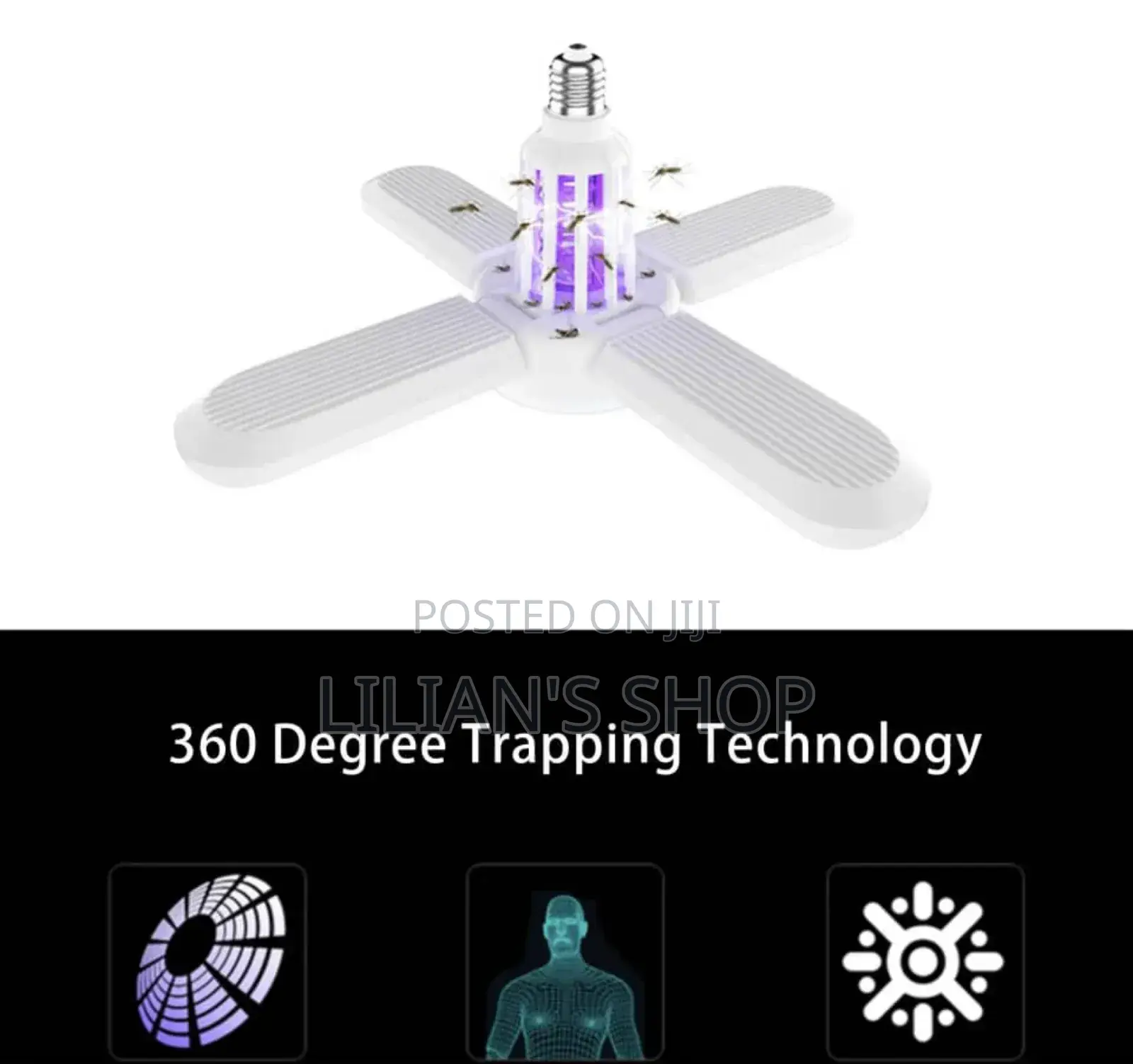 2 in 1 Folding Mosquito Killer Lamp