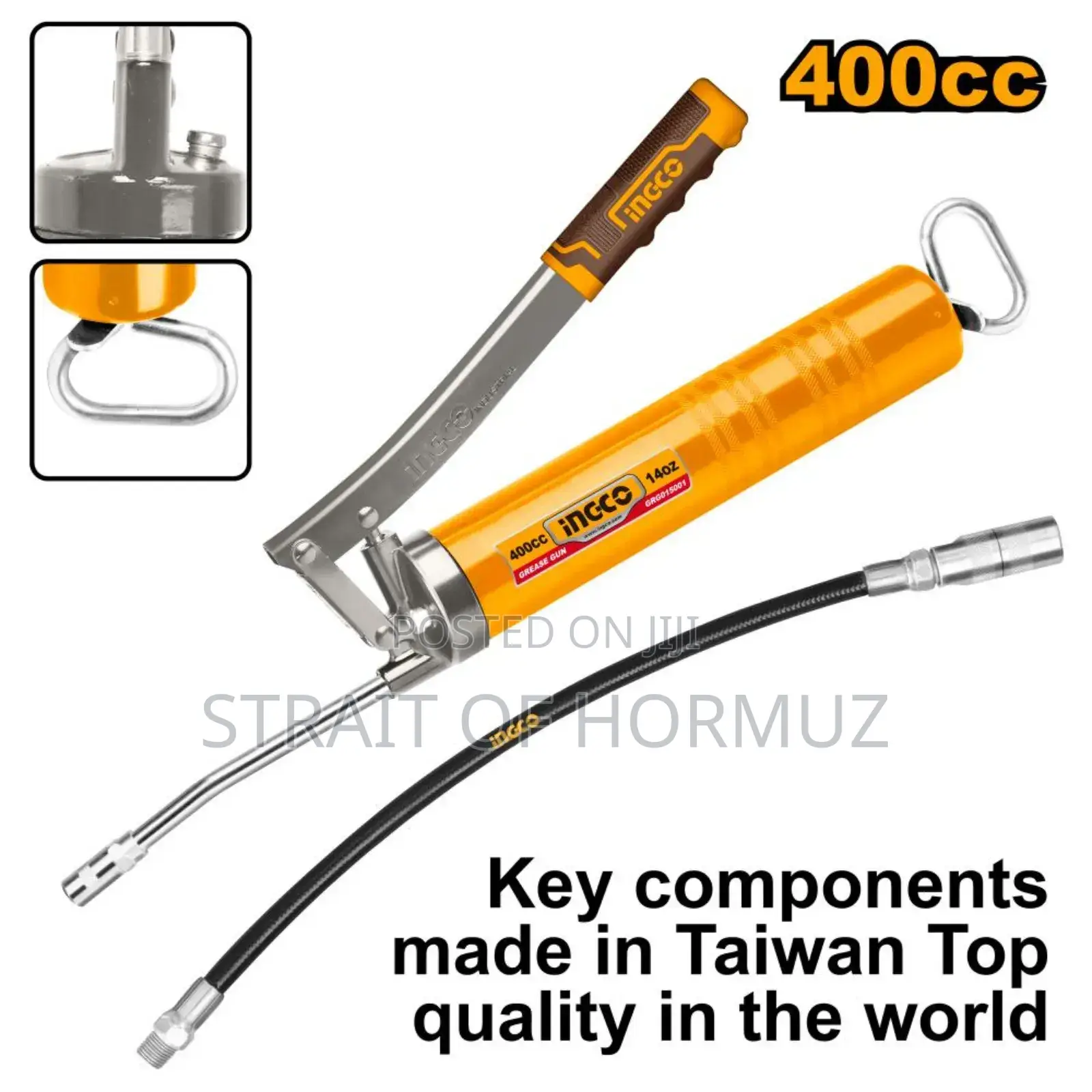 Ingco Professional Pneumatic Grease Gun 400cc