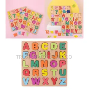 Photo - Colorful Wood ABC Board Early Learning