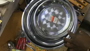 Round Tray Stainless Steel 30 Cm