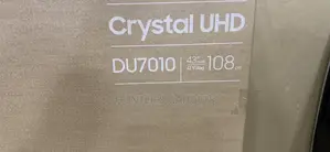 Samsung 43 Inch Du7000 Series Brand New Latest 2024 Model
