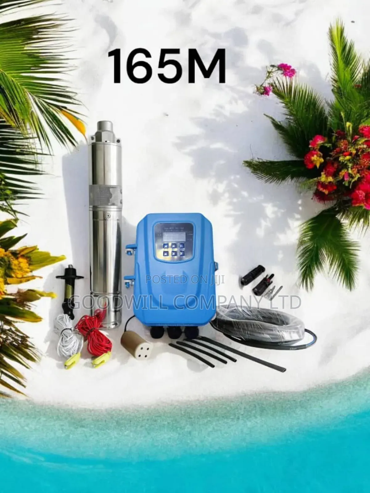 165m Distance Heavy Duty Submersible Solar Water Pump