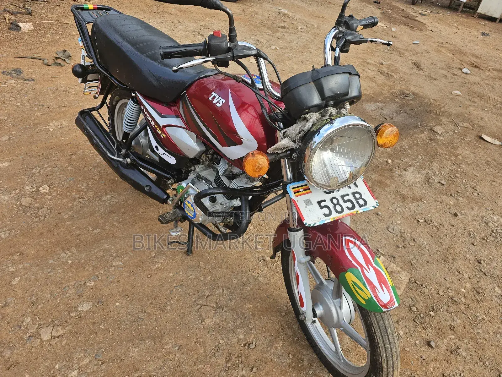 TVS HLX 125 2022 Red