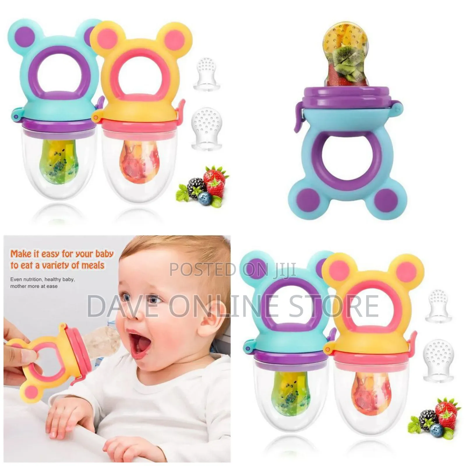 Baby Fruit Food Feeder Silicone Pacifier