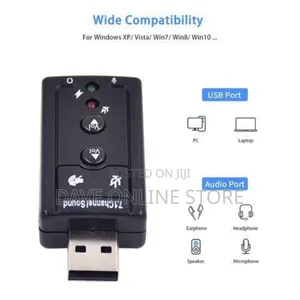 USB External Stereo Sound Adapter USB 7.1 Channel Sound